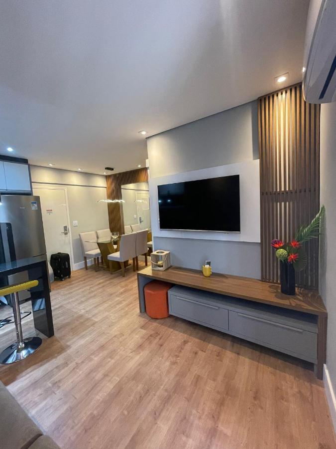 Flat Completo No Gonzaga Santos Uma Quadra Da Praia Экстерьер фото